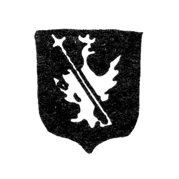 Городское клеймо Чернигова 1-я половина 19 века "Одноглавый орел"