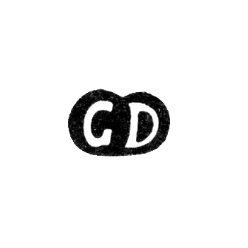 Master's Mark of Georg Dechant - Riga - Initials "GD"