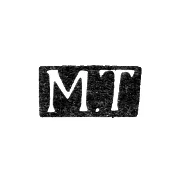 Master's Mark of Matvey Tekart - Leningrad - Initials "M.T" - 1823-1857