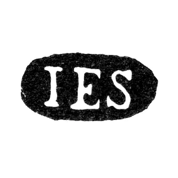 Maker's Mark of Zelman Johann Erik - Leningrad - initials "IES"