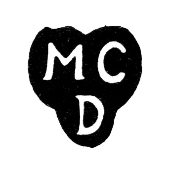 Master's Mark of Dubuillon Martin Charles - Leningrad - initials "MCD"