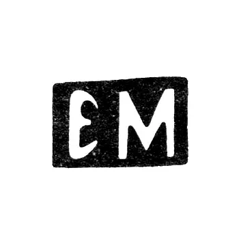 Mark of an Unknown Master - Krasnoye Village - Initials "EM" - Early 20th Century