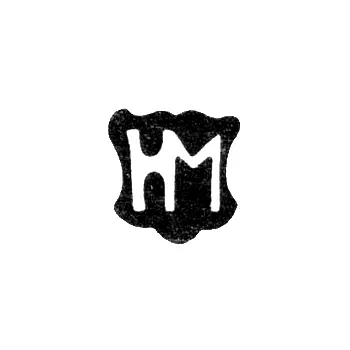Master's Mark of Heinrich Meyer - Riga - Initials "HM" - 1654-1694