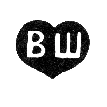 Master's Mark of Shevyakov Vasily Yekimovich - Kostroma - initials "VSh" - 1794-1795