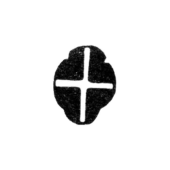 Городское клеймо Таллина 1676-1703 гг. "Крест"