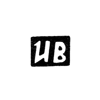 Master's Mark of Ivan Mikhailov Vorobiev - Krasnoe Village - Initials "IV" - 1898