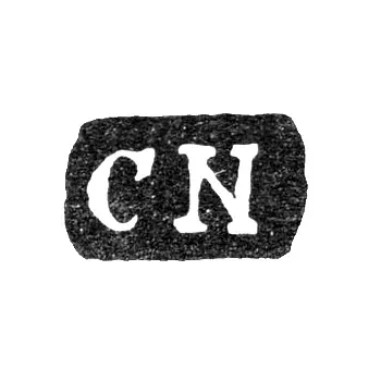 Maker's Mark of Master Niholm Karl Christoph - Leningrad - Initials "CN"