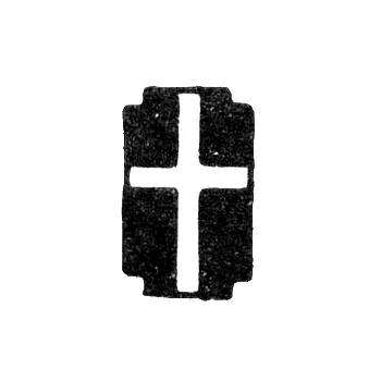 Городское клеймо Таллина 1733-1771 гг. "Крест"