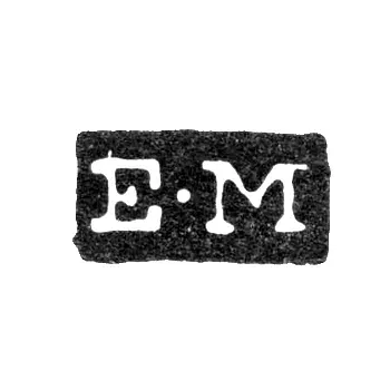 Клеймо мастера Модиг Элиас - Ленинград - инициалы "E-M"