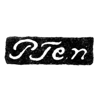 Maker's Mark of Tenner Paul Magnus - Leningrad - initials "P Ten"