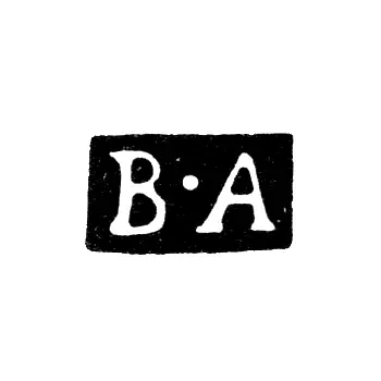 Mark of an Unknown Moscow Assay Master - Initials "V-A" - 1760-1794