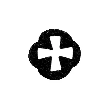 Городское клеймо Таллина 1829-1842 гг. "Крест"