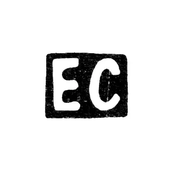 Mark of an Unknown Moscow Master - Initials "ES" - 1833-1846