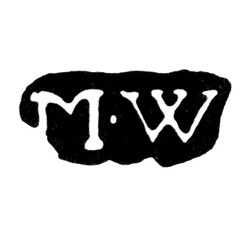 Клеймо мастера Вессель Матиас - Ленинград - инициалы "M-W"