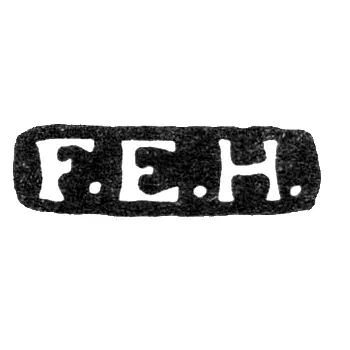 Maker's Mark Heinrichsen F. E. - Leningrad - initials "F.E.H." - 1870-1890