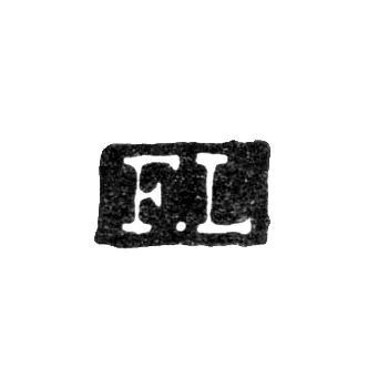 Master's Mark of Lenkvist Frederik - Leningrad - initials "F.L"