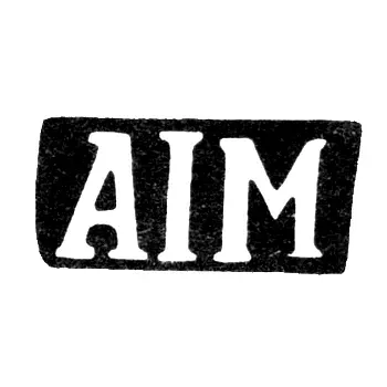 Master's Mark of Alexander Ivanov Malyshev - Village of Mitrikovo - Initials "AIM" - 1898