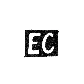 Клеймо мастера Хабас Е. - Вильно - инициалы "EC" - 1848-1860 гг.