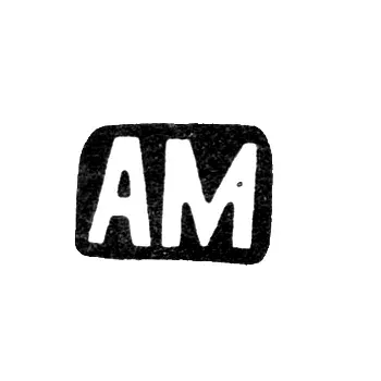 Клеймо неизвестного мастера Киева - инициалы "АМ" - 1896 г.