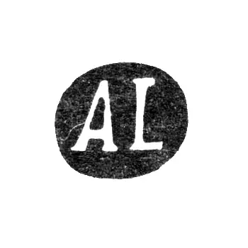 Master's Mark of Lidikein Aron - Leningrad - Initials "AL" - 1849-1881