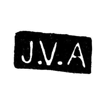 Master's Mark of Arne Johann Victor - Leningrad - initials "J.V.A"