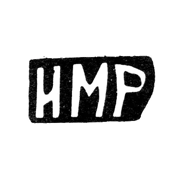 Maker's Mark of Ivan Mikhailov Rukavishnikov - Village of Derbilki - initials "IMR" - 1898