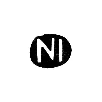 Mark of an Unknown Kiev Master - Initials "NI" - 18th Century