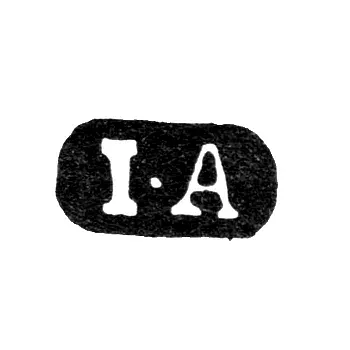 Master's Mark of Auvin Iona - Leningrad - initials "I-A"