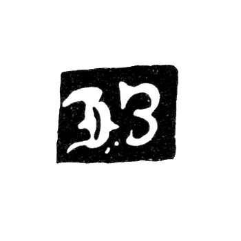 Master's Mark of Zuev Ivan Matveev - Vologda - initials "IZ" - 1840-1844