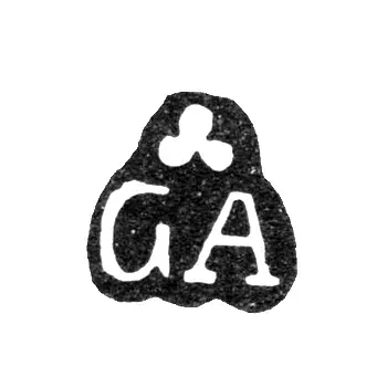 Hallmark of an Unknown St. Petersburg Master - Initials "GA" - circa 1720