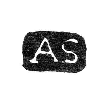 Maker's Mark of Master Stokberg Alexander - Leningrad - Initials "AS" - 1842-1850