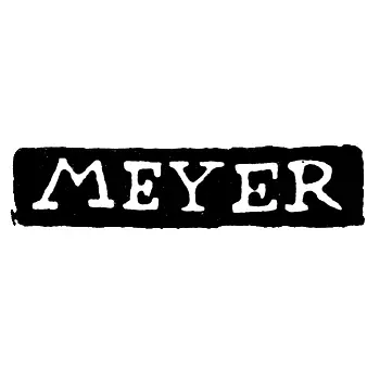 Master's Mark of Karl Friedrich Meyer - Leningrad - initials "MEYER"