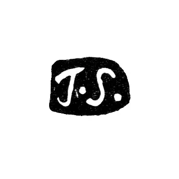 Клеймо мастера Саар Тобиас Кристиан - Ленинград - инициалы "T.S."