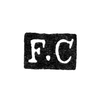 Maker's Mark of Master Colonius Frederick Johann - Leningrad - initials "F.C"