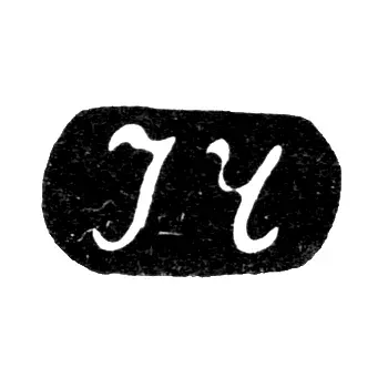 Master's Mark of Ivan Dmitrievich Chichelev - Moscow - initials "ICh" - 1815-1888