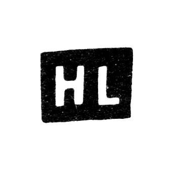 Master's Mark of Heinrich Lassas - Leningrad - Initials "HL"