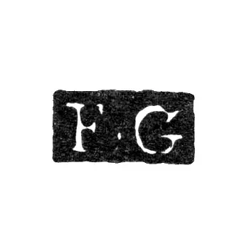 Hallmark of an Unknown St. Petersburg Master - Initials "F.G" - 1834-1858