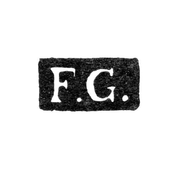 Hallmark of an Unknown St. Petersburg Master - Initials "F.G." - 1834-1858