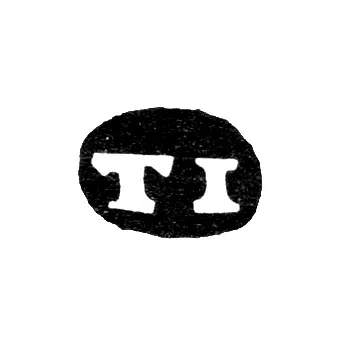 Клеймо мастера Ильин Тимофей - Москва - инициалы "TI" - 1704-1721 гг.