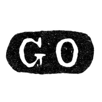 Maker's Mark of Master Gustav Magnus Akerblom - Leningrad - Initials "GO"