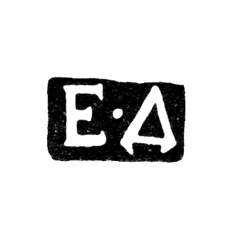 Hallmark of an Unknown Moscow Master - Initials "E-D" - 1792-1798