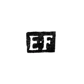 Hallmark of an Unknown Leningrad Master - Initials "E-F" - 1775