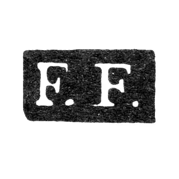 Master's Mark of Frese Frederik Agates - Leningrad - initials "F.F."