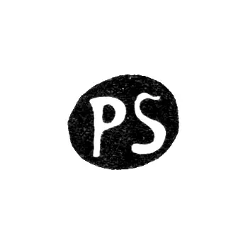 Master's Mark of Peter Schlüter - Riga - Initials "PS" - 1763