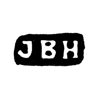 Клеймо мастера Херц Иоганн Бернхард - Ленинград - инициалы "JBH"