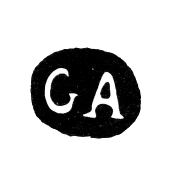 Mark of an Unknown Moscow Master - Initials "GA" - 1746