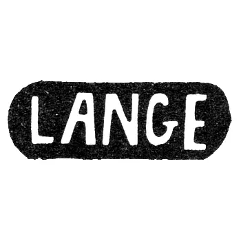 Master's Mark of Lange - Tallinn - Initials "LANGE" - 1936