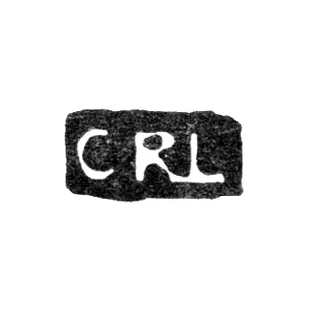 Клеймо мастера Линк Карл Рейнгольд - Ленинград - инициалы "CRL"