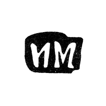 Master's Mark of Maslov Ivan Alekseev - Krasnoe Village - Initials "IM" - 1898