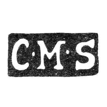 Maker's Mark of Karl Magnus Stehle - Saint Petersburg - initials "C-M-S" - 1830-1849